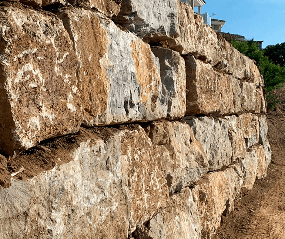 muros de escollera Arroyo